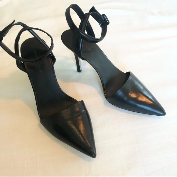 Alexander Wang Lovisa Leather d’Orsay Pumps - Picture 5 of 16